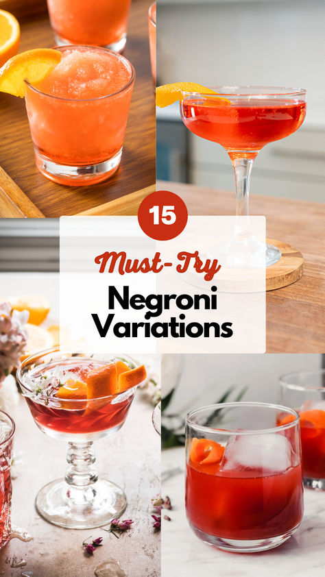 Negroni Variations Christmas Negroni, Negroni Variations, Negroni Cocktail Recipe, Negroni Recipe, Negroni Cocktail, Cocktails To Try, Whole New World, Drink Ideas, Negroni