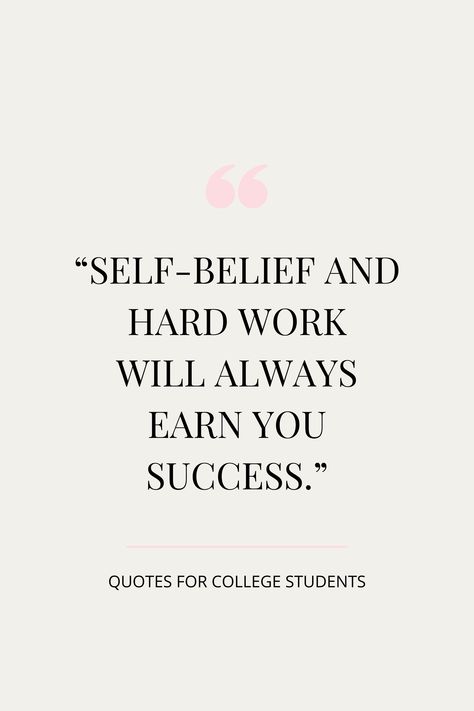 a pin that says in a large font Good Quotes for College Students Working Student Quotes, Positive Thoughts For Students, Thought Of The Day For College, Recognition Quotes For Students, Meaningful Quotes For Students, Quotes For Success Student, Student Success Quotes, Motivational Quotes For Class 10 Students, Inspiring College Quotes