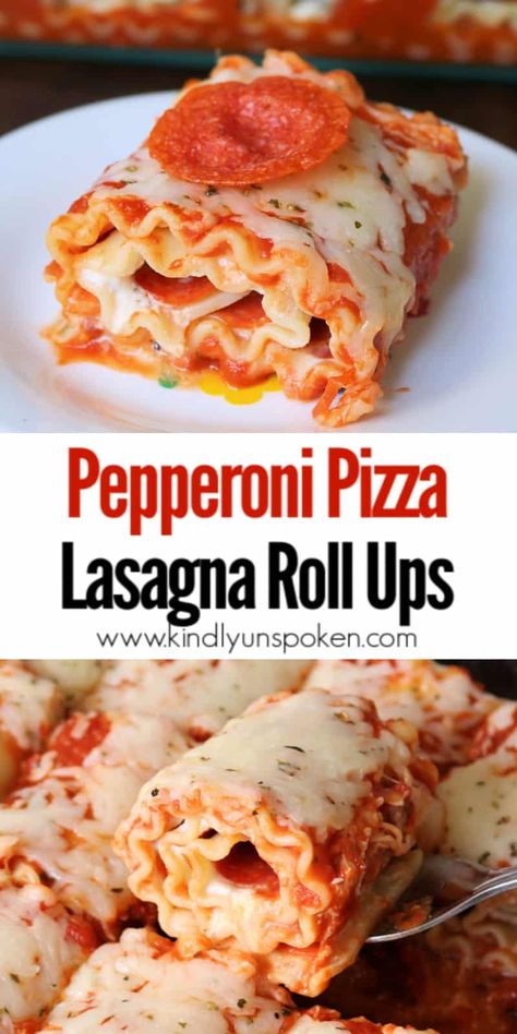 Try my Pepperoni Pizza Lasagna Roll Ups recipe for an easy, delicious family dinner! Make these easy lasagna roll ups in under 30 minutes with lasagna noodles, pepperoni slices, marinara sauce, ricotta, and mozzarella cheese. Can make ahead and freeze too! #lasagna #dinner #easyrecipe Easy Lasagna Roll Ups, Dinner Lasagna, Lasagna Roll Ups Recipe, Pizza Lasagna, Delicious Family Dinners, Lasagna Roll Ups, Lasagna Roll, Lasagna Noodles, Pasta Dinner Recipes