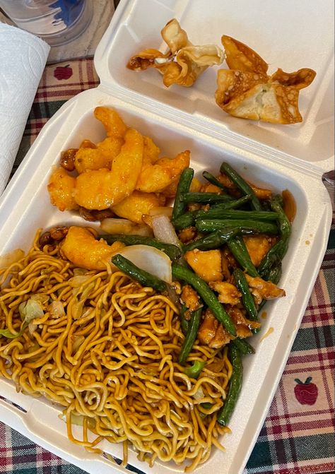 chow mein, honey walnut shrimp, string bean chicken, and cream cheese rangoons ; panda express california Panda Express Shrimp, String Bean Chicken, Cheese Rangoons, Cream Cheese Rangoons, Chicken And Cream Cheese, Walnut Shrimp, Honey Walnut, Honey Walnut Shrimp, String Bean