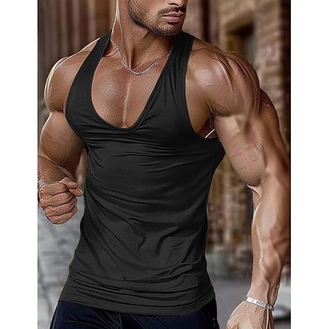 Undershirt Tank Top, Gym Outdoor, Cheap Tank Tops, Sleeveless Outfit, Outdoor Gym, Shirt Vest, Designer Tops, Vest Shirt, Men's Tank