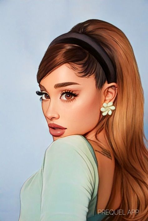 Funny Reminders, Ariana Grande Anime, Ariana Grande Images, Ariana Grande Drawings, Celebrity Drawings, Cartoon Profile Pictures, Kpop Drawings, Illustration Art Drawing, Disney Princess Pictures