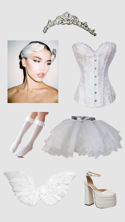 White swan costume #halloween #halloweenaesthetic #swan #swanlake #swancostume #swanlakeaesthetic #whiteswan #whiteswanaesthetic Swan Costume Halloween, White Swan Costume, Swan Costume, White Swan, Costume Halloween, Halloween, White