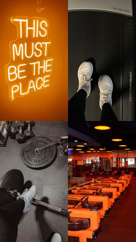 Athlete Mood Board, Gym Orange Aesthetic, Orange Theory Fitness Aesthetic, Orangetheory Fitness Aesthetic, Fitness Journey Aesthetic, Orange Fitness Aesthetic, Group Fitness Aesthetic, Orange Theory Aesthetic, Orangetheory Aesthetic