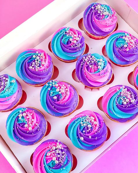 CHELL BELLS CAKES 💗 (@chellbells_cakes) posted on Instagram: “Ombré Squad 💗 . Some bright fun cupcakes to match the Trolls cake on my last post..... these colours are everything aren’t they 😍💗 . Use…” • Feb 1, 2021 at 8:44am UTC 6th Birthday Cupcakes Girl, Gabby Dollhouse Cupcake Cake, Gabbys Dollhouse Birthday Party Cupcakes, Magic Mixies Cake, Gabbys Dollhouse Birthday Cupcakes, Magic Mixies Party, Gaby Dollhouse Cupcakes, Magic Mixies Birthday Party, Magic Mixie Birthday Party