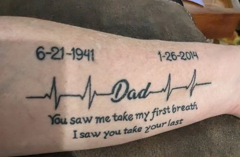 Losing Loved Ones Tattoo, Meaningful Tattoos For Lost Loved Ones For Men, I Wish Grandpas Never Died Tattoo, Tattoos For Parents That Have Passed, In Memory Tattoos Grandparents Small, Tattoo Ideas Dad In Memory Of, Tattoo Ideas For Father Passing, Tattoos For Dead Dad, Dead Dad Tattoo