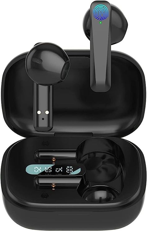 Amazon.com: Wireless Earbuds,Bluetooth 5.3 Ear Buds Stereo Bass,Bluetooth Headphones in Ear Noise Cancelling Mic,IP7 Waterproof Earphones Sports Ear pods,Air Buds Pro 32H Playtime for iPhone/Android/Samsung : Electronics Air Buds, Music Production Equipment, Air Bud, Ear Pods, Ear Sound, Best Earbuds, Waterproof Headphones, Noise Cancelling Earbuds, Ear Buds