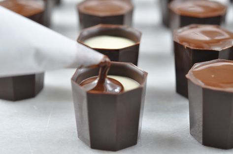 Liquor Filled Chocolates, Chocolate Shot Glasses, Alcohol Chocolate, Filled Chocolates, Chocolate Shots, Chocolate Liquor, Chocolate Liqueur, Chocolate Day, Van Damme