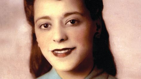 Nearly a decade before Rosa Parks's civil rights game-changer on a bus in Montgomery, Alabama, Viola Desmond made her stand by sitting down in Nova Scotia, Canada. Viola Desmond, Victory Symbol, Rosa Park, Movie Theatre Seats, Light Blue Jacket, Embroidered Patterns, Coloured People, Montgomery Alabama, Black And White Movie