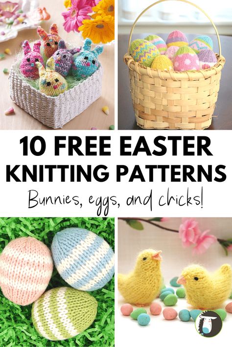 Rabbit Knitting Pattern Free, Easter Knitting Patterns, Knitted Easter Crafts, Easter Knits, Easter Knitting, Spring Knitting, Rabbit Knitting Pattern, Knitted Toys Free, Bunny Knitting Pattern