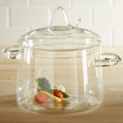 Glass Pot, Glass Transparent, Cooking Pot, Glass