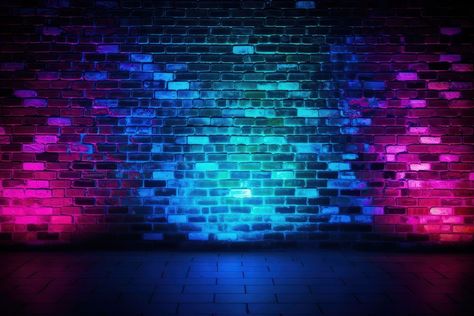 Brick wall light brick architecture. AI generated Image by rawpixel. | premium image by rawpixel.com / PLOYPLOY Neon Brick Wall Background, Thumbnails Youtube Background, Youtube Background, Background Neon, David Zepeda, Light Brick, Architecture Background, Brick Wall Background, Brick Architecture