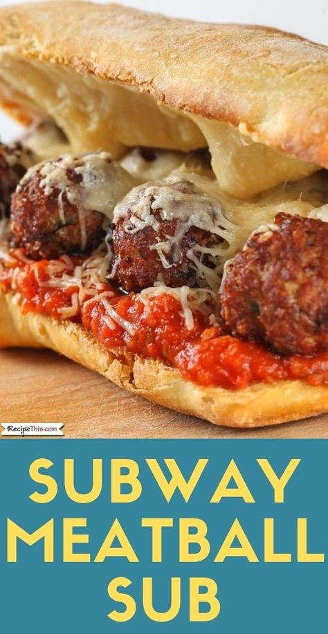 Subway Meatball Sub. A delicious air fryer copycat recipe featuring how to make your own homemade Subway Meatball Sub. One of my all-time favourite copycat air fryer recipes. #airfryer #airfryerrecipes #airfryermeatballs #subway #subwayrecipes #copycat Subway Meatball Sub Recipe, Subway Copycat, Meatball Sub Recipe, Recipes Airfryer, Sub Sandwich, Meatball Sub, Meatball Sandwich, Copy Cat Recipe, Meatball Subs