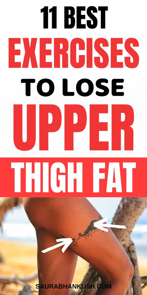 Thigh Fat Workout, 12 Minute Workout, Lose Thigh Fat, Tone Thighs, Fat Workout, Thigh Fat, Thigh Exercises, Best Exercises, Toning Workouts