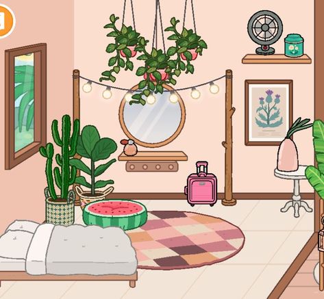 Bedroom Idea Toca Boca, Free House Design, Villa House, Pool Villa, Pink Bedrooms, Bedroom Idea, Life Words, Pink Bedroom, Diy Creative Crafts