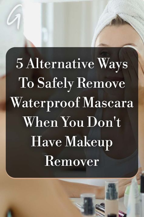 Waterproof mascara is one of makeup's greatest inventions. When we need that staying power for wet days or events where we know we'll shed some tears, the smudge-free option is always handy. #makeup #removal #waterproof #mascara How To Get Waterproof Mascara Off, How To Remove Waterproof Mascara, Removing Waterproof Mascara, Remove Mascara, Homemade Makeup Remover, Best Waterproof Mascara, Waterproof Mascara Remover, Mascara Remover, Waterproof Makeup Remover