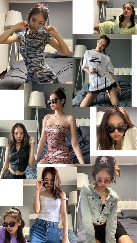 Jennie Kim Fashion, Blackpink Outfits, 여름 스타일, Mode Kpop, Best Photo Poses, Jennie Kim Blackpink, Jennie Kim, Kpop Fashion Outfits, Black Pink Kpop