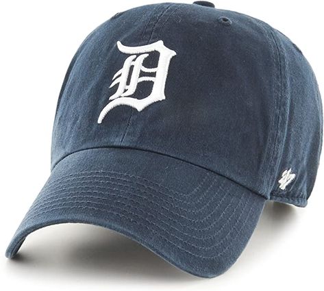 Detroit Tigers Hat, Stylish Caps, Fenway Park, Team Gear, 47 Brand, Fitted Caps, Sportswear Brand, Detroit Tigers, Cap Design