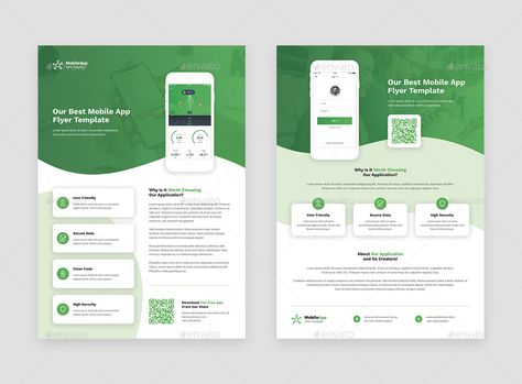 Flyer â€?20Mobile App #Flyer, #Mobile, #App Mobile App Flyer, App Flyer, App Advertisement, Presentation App, Mobile Mockup, App Promotion, Youtube Banner Design, Blank Business Cards, Leaflet Design