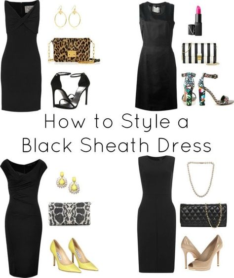 What to wear to a wedding without a dress code? Wardrobe Oxygen offers ideas on how to dress for a wedding at 4pm and what to buy that can be worn again. Accessorize Black Dress, Black Dress Accessories, Little Black Dress Outfit, How To Have Style, Quoi Porter, Black Dress Outfits, What To Wear To A Wedding, New Years Dress, Brand Clothing