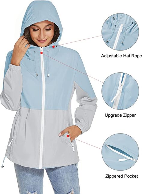 Rain Jackets For Women, Rains Long Jacket, Packable Rain Jacket, Mens Rain Jacket, Windbreaker Jacket Women, Waterproof Rain Jacket, Raincoat Jacket, Rain Jacket Women, Outwear Women