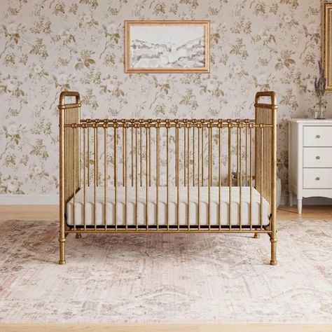 Classic Nursery Furniture – Page 2 – Namesake Organization Nursery, Gold Crib, Iron Crib, Metal Crib, Wood Crib, Crib Nursery, Nursery Closet Organization, Classic Nursery, Baby Room Organization