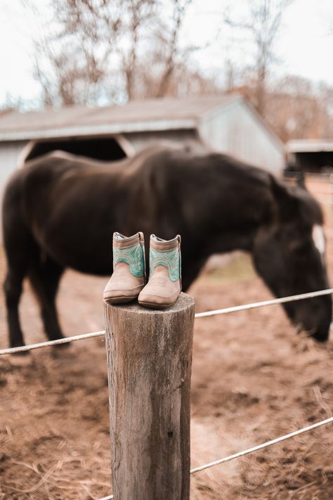 Fall Farm Maternity Pictures, Cowboy Themed Maternity Shoot, Farm Style Maternity Shoot, Maternity Pics With Horses, Horse Baby Announcement, Maternity Photo Shoot With Horses, Maternity Photoshoot With Horse, Maternity Photography Horses, Maternity With Horse