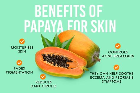 Benefits of papaya for skin Skin Herbs, Papaya For Skin, Papaya Face Mask, Benefits Of Papaya, Skin Home Remedies, Ripe Papaya, Papaya Seeds, Skincare 101, Porcelain Skin