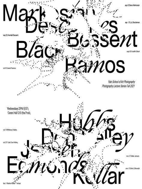 GIOR KONDUCTA - yalegraphicdesign: Design: Jisung Park (MFA ‘23) Yale School Of Art, Typo Poster, 타이포그래피 포스터 디자인, Plakat Design, Design Graphique, Typography Poster, Graphic Design Posters, Visual Design, Graphic Poster