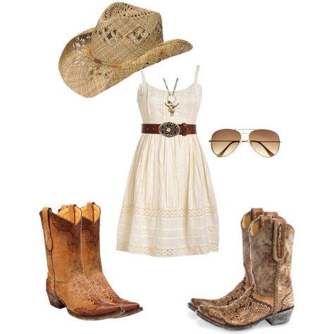 Country Girl Outfits, Dress Cowboy Boots, Mode Country, Fest Outfits, Country Style Outfits, Cute Country Outfits, Country Girls Outfits, Estilo Country, Country Dresses