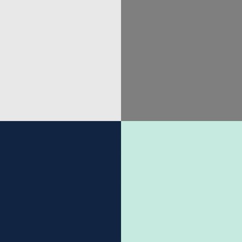 Mint Navy Color Palette, Mint And Navy Kitchen, Navy And Mint Bathroom, Mint And Navy Bedroom, Navy Aqua Color Palette, Light And Dark Colour Combinations, Mint And Navy Living Room, Mint Green And Navy Bedroom, Colours That Go With Mint Green