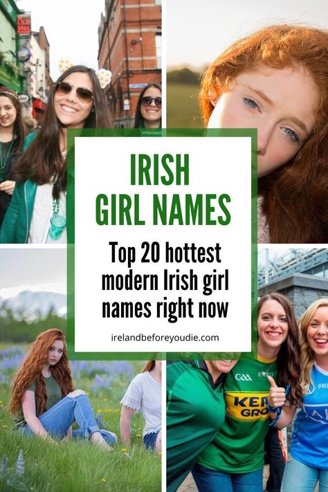 Wondering what the top Irish girl names are? We’ve compiled a stellar list! Did your name make onto our list of the top 20 hottest modern Irish girl names right now? #Irishgirlnames #Irishnames #Irishgirls Irish Baby Boy Names, Irish Girl Names, Irish Boy Names, Irish Name, Irish Goddess, Irish Baby Names, Stuck In The Past, Gaelic Words, Gaelic Baby Names