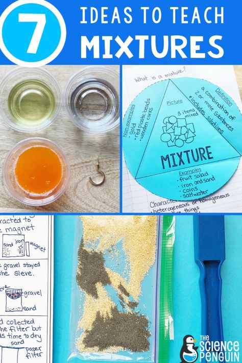 Separating Mixtures Activities, Mixtures And Solutions 3rd Grade, Mixtures And Solutions 5th Grade, Upper Elementary Science Experiments, Physical Changes Activities, 5th Grade Science Experiments, Classroom Promise, Classroom Structure, Mixtures And Solutions