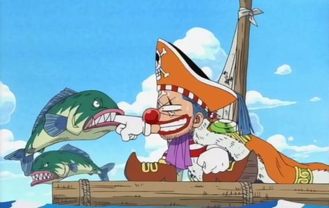 Buggy One Piece, Clown Meme, Circus Music, Es Der Clown, One Piece Meme, Pirate Art, One Piece Ship, A Clown, One Piece Drawing