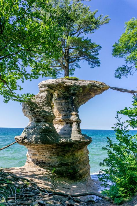 Best Hikes in Michigan's Upper Peninsula: All the Trails You Need to Hike - Thrillist Donut Business, Hiawatha National Forest, Sugarloaf Mountain, Tahquamenon Falls, Upper Peninsula Michigan, Michigan Road Trip, Fall Road Trip, Presque Isle, Beautiful Hikes