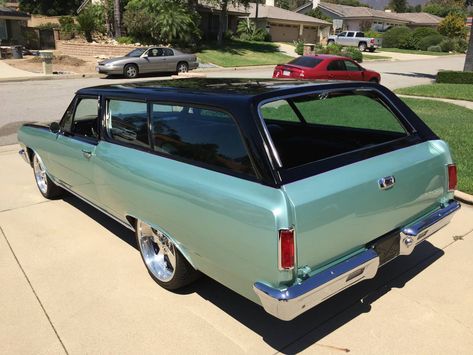 BangShift.com It Is Wagon Wednesday And This Ultra Rare 2-Door 1965 Chevelle Station Wagon Has Earned Its Spot - BangShift.com 1965 Chevelle, Work Van, Station Wagon Cars, Mercury Comet, Beach Wagon, Datsun Car, Plymouth Satellite, 1960s Cars, Car Station