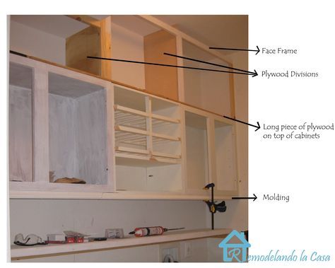 How to build your cabinets all the way to the ceiling. Straight Up, Kitchen Cabinets To Ceiling, Cabinets To Ceiling, Redo Kitchen Cabinets, Cocina Diy, Redo Cabinets, Above Kitchen Cabinets, Add Storage, New Kitchen Cabinets