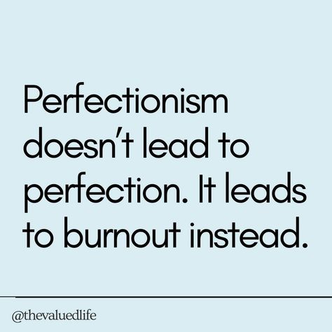 If you're a perfectionist, you've probably learnt this lesson the hard way. Perfectionism doesn't lead to perfection - it leads to burnout instead 💔 The sooner you realise this fact, the sooner you can actually start living the life of your dreams 🌟Get your FREE Perfectionist Anti-Procrastination Productivity Toolkit - click the link in my bio🌟 #perfectionist #perfectionism #perfectionisoverrated #stopprocrastinating #stopavoidingyourself #stopbeingavictim #trusttheprocess #procrastinatio... Perfectionism Overcoming Quotes, Perfectionism Art, Self Obsessed Quotes, Perfectionist Quotes, Anti Procrastination, Perfectionism Quotes, School Moodboard, Overcoming Perfectionism, Overcoming Quotes