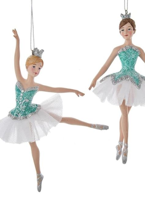 Tourquoise Ballerina Christmas Ornament, Ballet Ornament, Nutcracker Ornament, Ballerina Ornament, Dance, Ballet, Dance Gift, Ballet Gift, Ballerina Gift, Nutcracker Ballerina Ornaments, Ballet Gift, White Tutu, Black Ballerina, Kurt Adler, Christmas Tree Baubles, Angel Ornaments, Ballet Dancers, Christmas Baubles