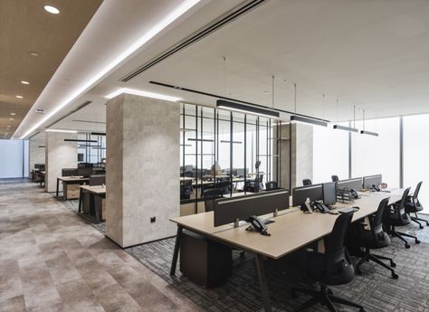 Offices Interior Design, Architecture Organic, Build Office, Dubai Interior Design, Dubai Office, Open Space Office, Interior Design Dubai, Office Plan, Office Fit Out