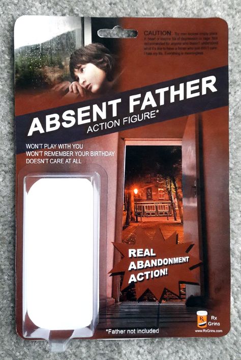 Absent Father, Deadbeat Dad, Funny Items, Dark Sense Of Humor, Bizarre Art, My Best Friend's Birthday, Secret Santa Gift, Father Figure, Secret Santa Gifts