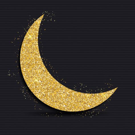 Golden moon for muslim community festiva... | Free Vector #Freepik #freevector #freegold #freegift #freeramadan #freecelebration Moon Printable, Moon Cartoon, Golden Moon, Reading Area, Ramadan Gifts, Graphic Editing, Cartoon Pics, Ramadan, High Quality Images