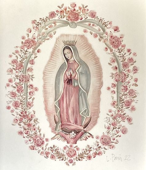 Mexico Wallpaper, Catholic Wallpaper, Pink Wallpaper Hello Kitty, Virgin Mary Art, Mexican Culture Art, Virgin Of Guadalupe, Jesus Is King, The Virgin Mary, Mexican Culture