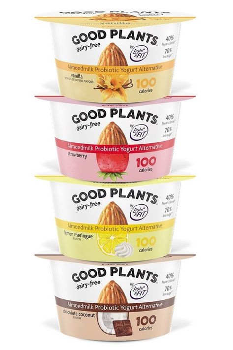 Yogurt Branding, Dairy Snacks, Sugar Free Yogurt, Yogurt Brands, Yogurt Packaging, Probiotic Yogurt, Vegan Probiotics, Ice Cream Packaging, Sugar Alternatives