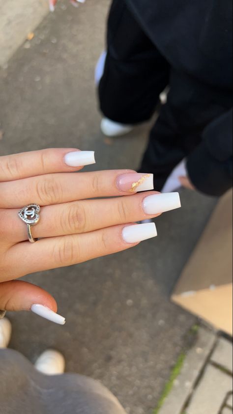 Wedding Nail Art Design, Band Nails, Milky Nails, Nagellack Trends, Nails Art Ideas, Spring Nail Designs, Nagel Tips, White Acrylic Nails, Basic Nails