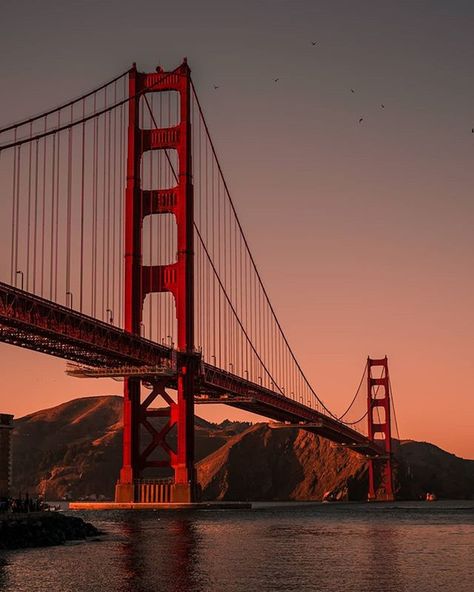 SAN FRANCISCO|Travel community on Instagram: “Golden Gate 🌉 📷Amazing   shot by @90s_hector ⠀ Follow our account about life in Paris @pariscityworld ! New photos every day! ✨🔝⠀⠀ ⠀ ⠀ 🌌Mark…”   #sanfrancisco Life In Paris, San Francisco Girls, San Francisco Photos, San Francisco Golden Gate Bridge, Sierra Nevada Mountains, The Golden Gate Bridge, San Pablo, San Francisco City, San Francisco Travel