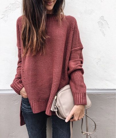 Mode Tips, Blazer Outfit, Winter Mode, Cooler Look, Knitted Pullover Sweaters, Mode Inspiration, Fall Winter Outfits, Sweater Weather, Look Fashion