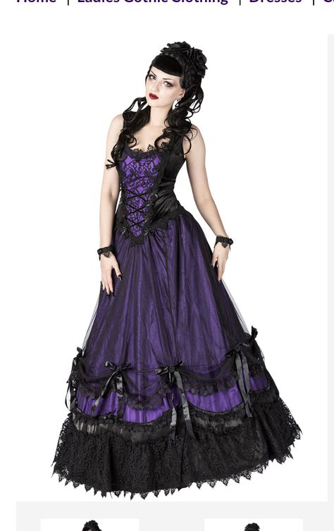 Purple Gothic Prom Dress, Purple Gothic Dress, Gothic Prom Dresses, Gothic Prom, Gothic Prom Dress, Mode Purple, Purple Goth, Purple Gothic, Fall Fashion Skirts