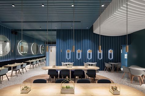 GAGA King Glory – COORDINATION ASIA 协调 Terrazzo Decor, Lake House Interior, Design Café, Communal Table, Modern Restaurant, Retro Interior, Curated Design, Restaurant Interior Design, Commercial Interior Design