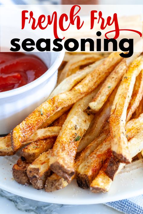 Best French Fry Seasoning, Fries Seasoning, Fry Seasoning, French Fry Seasoning, Amish Food, Homemade Seasoning, Diy Mixes, Homemade French Fries, Spice Mix Recipes